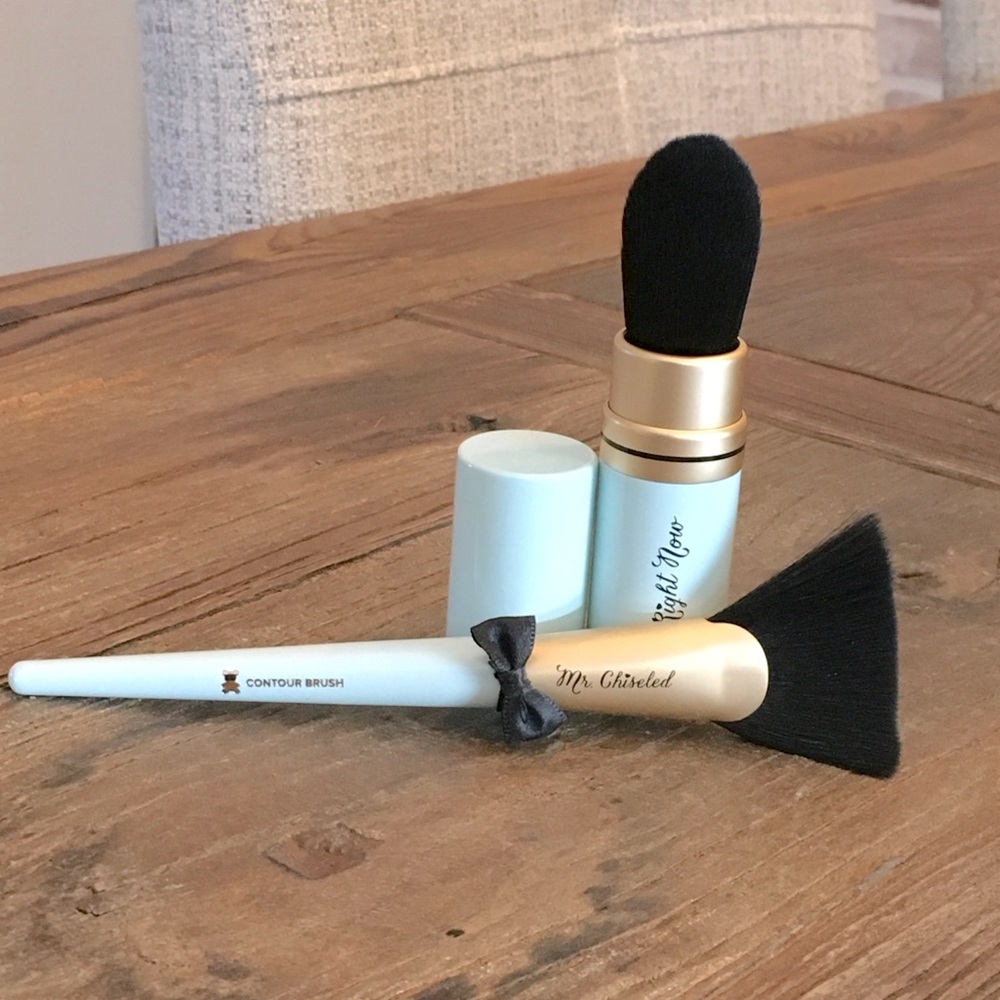 Too Faced Mr. Right Now and Mr. Chiseled Makeup Brush Set